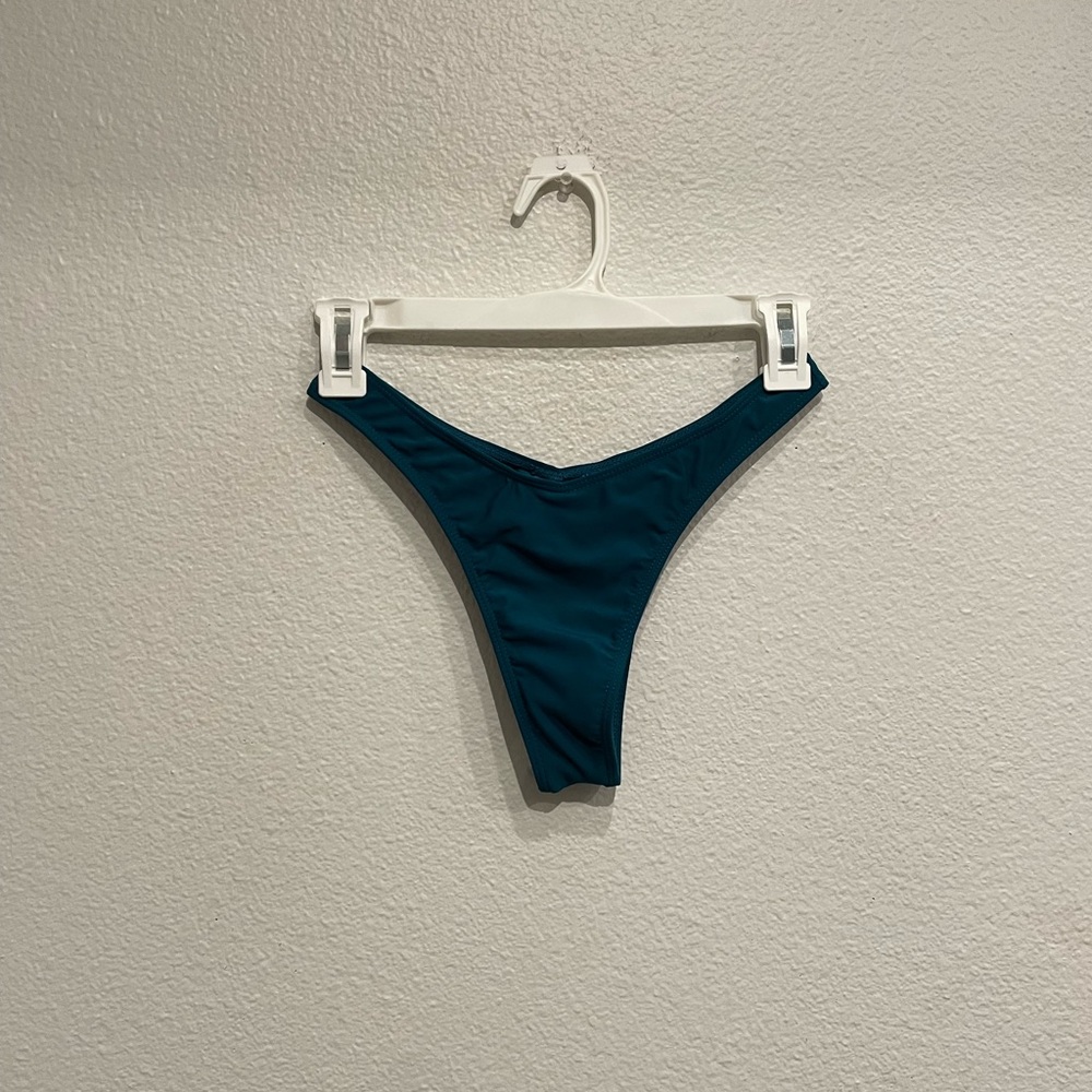 Dark blue super cheeky bikini bottoms